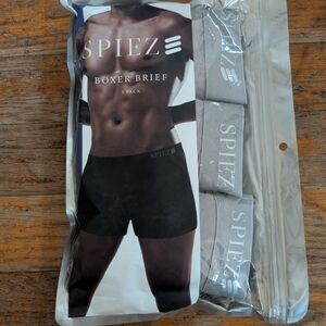 Gray Boxer Brief 3-Pack